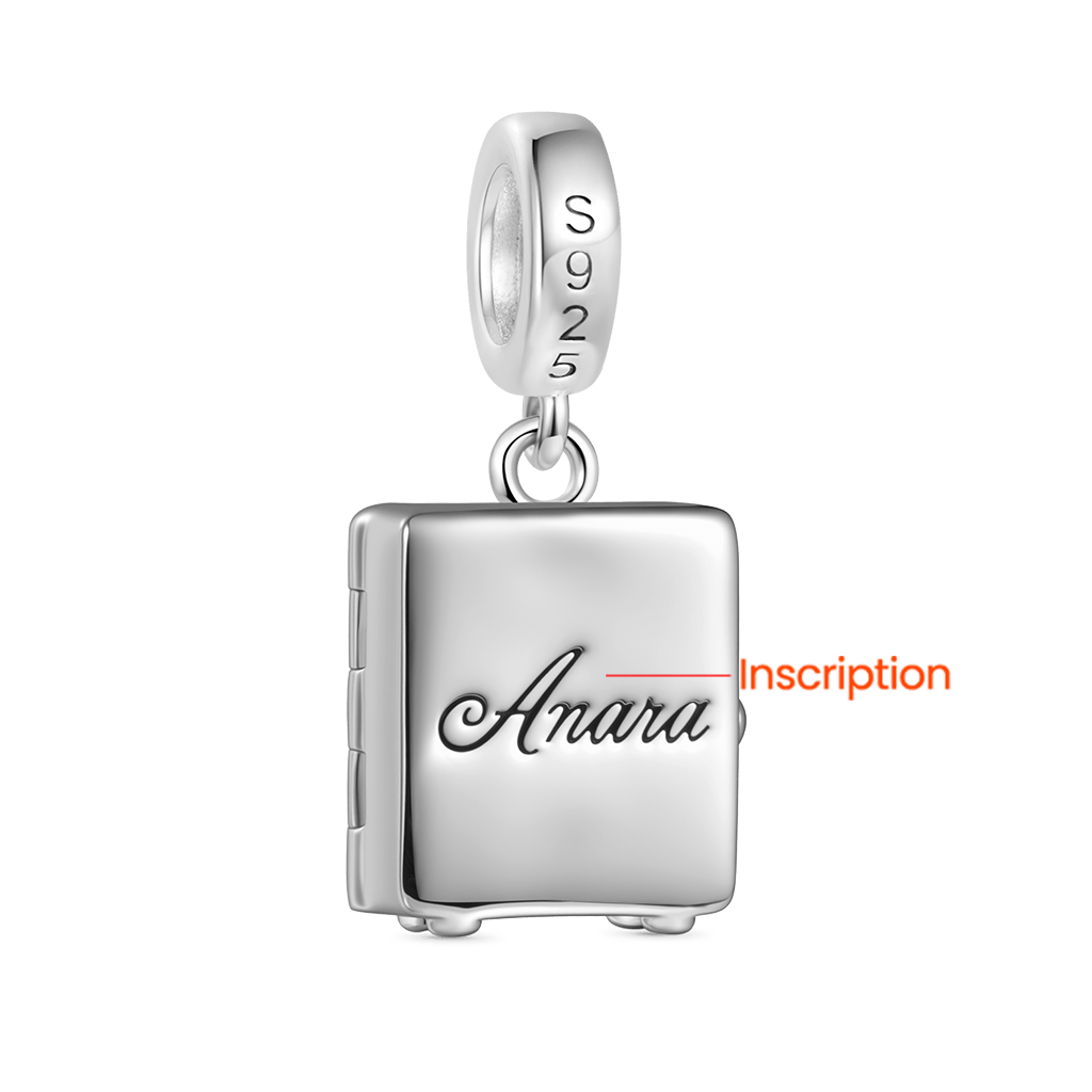 Gnoce Engravable Safe Deposit Box Charm_4
