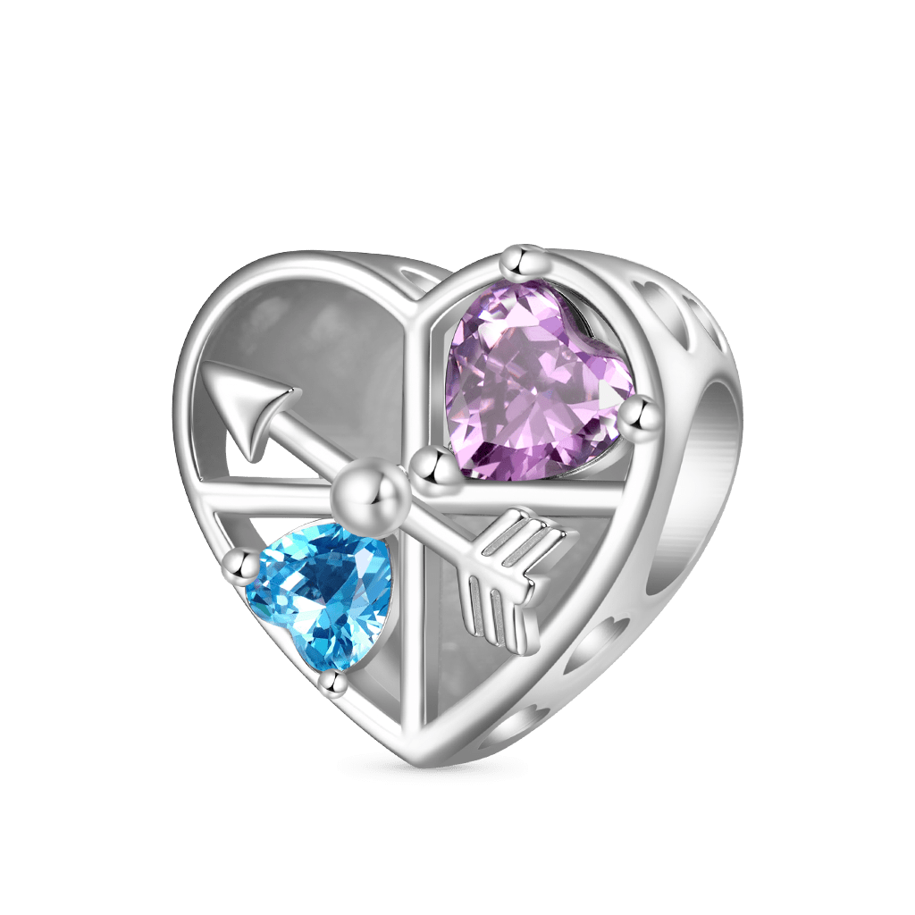 Gnoce Engravable Love Clock Rotating Arrow Charm_2