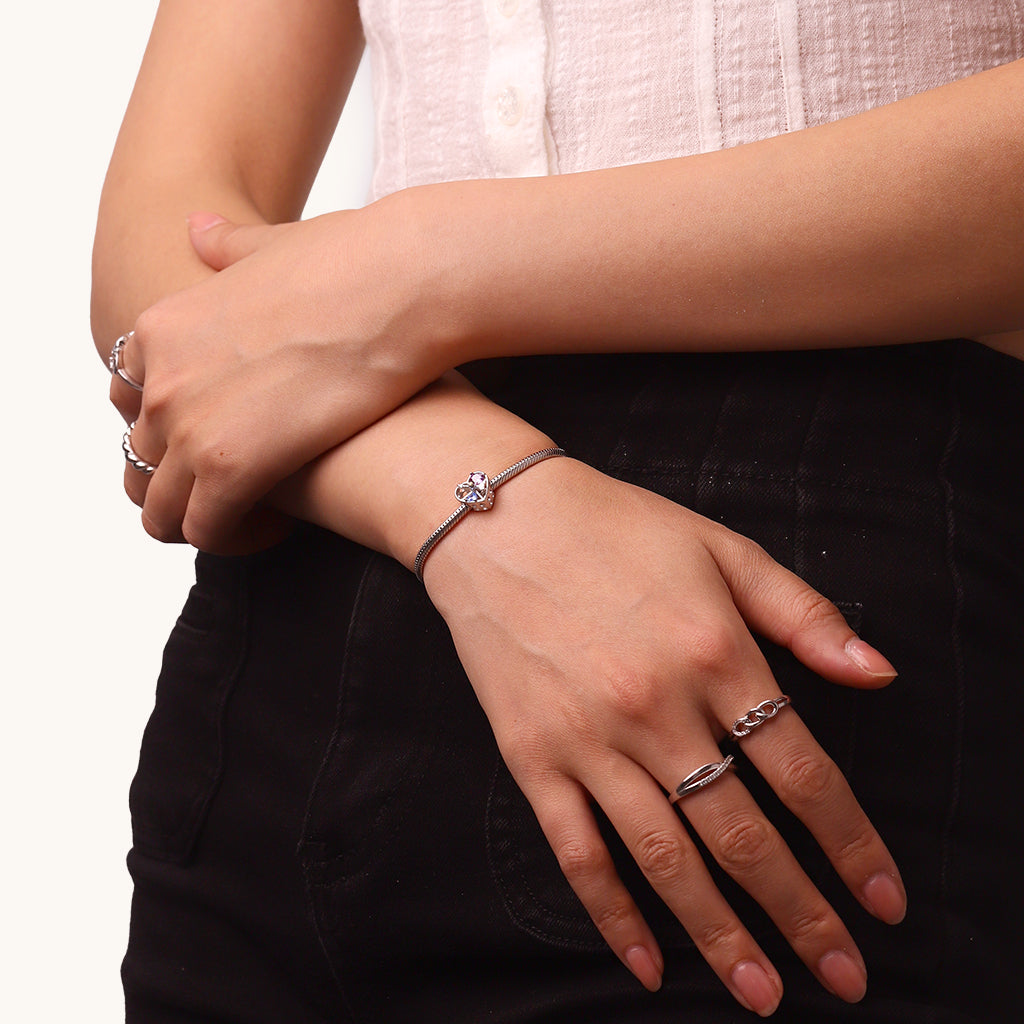 Gnoce Engravable Love Clock Rotating Arrow Charm_7