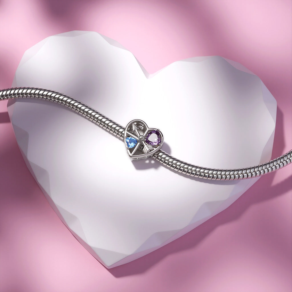 Gnoce Engravable Love Clock Rotating Arrow Charm_6