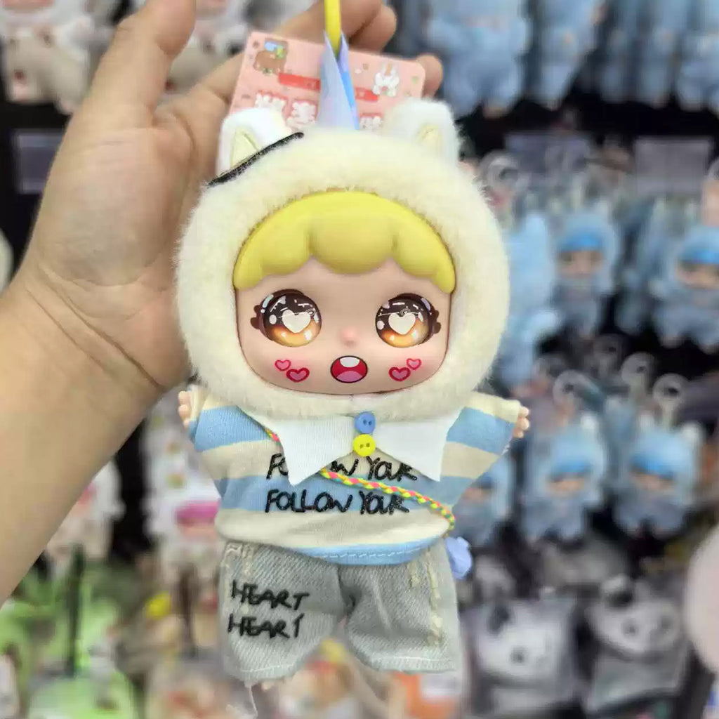 Gnoce Cloud Bunny Yellow Keychain Plush Doll Pendant_2