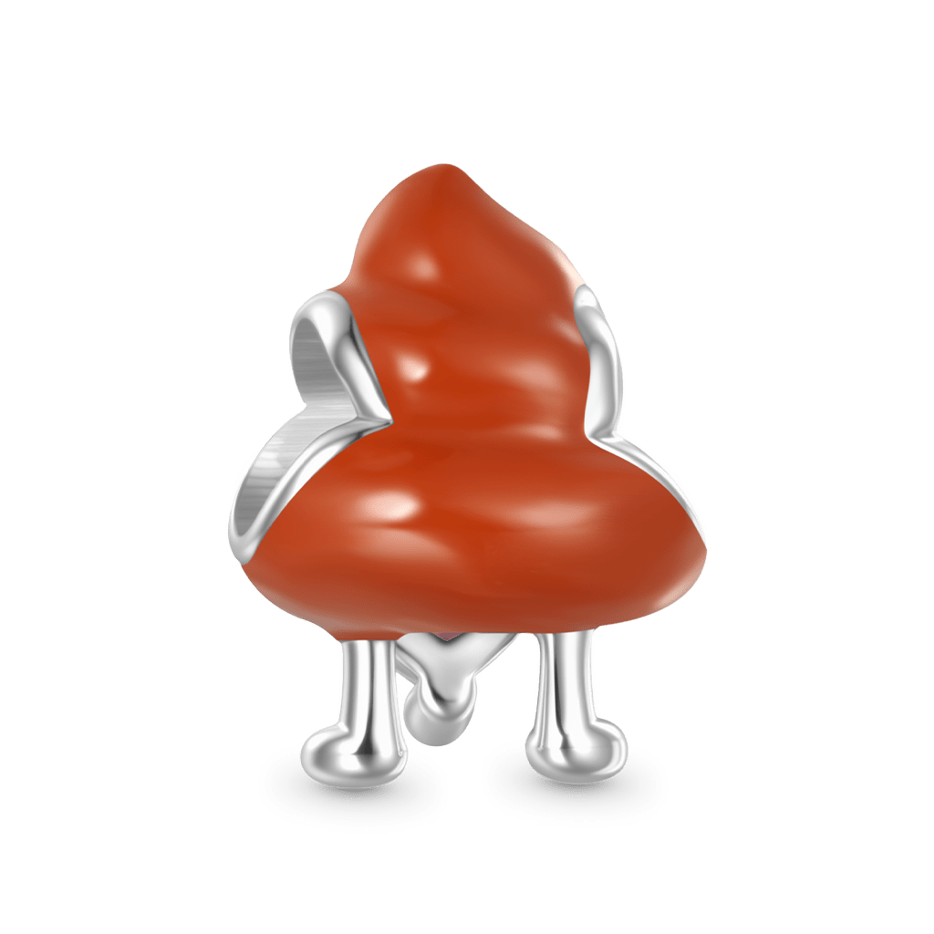 Gnoce Valentine's Day Poop Embraces Heart Charm_3