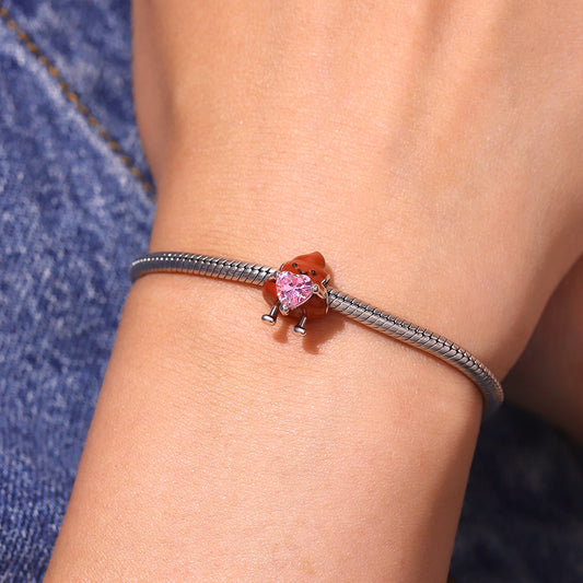 Gnoce Valentine's Day Poop Embraces Heart Charm_6