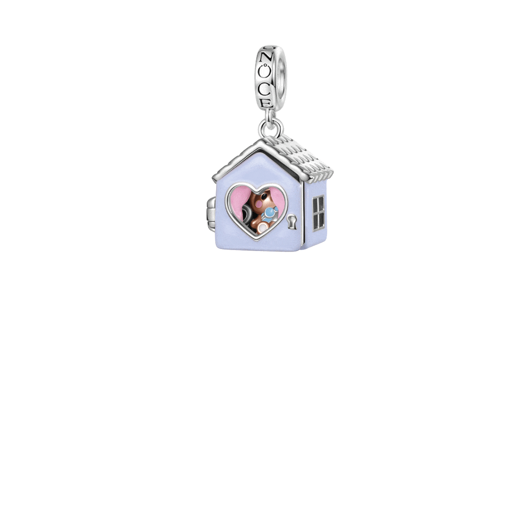 Teddie in a House Pendant_1