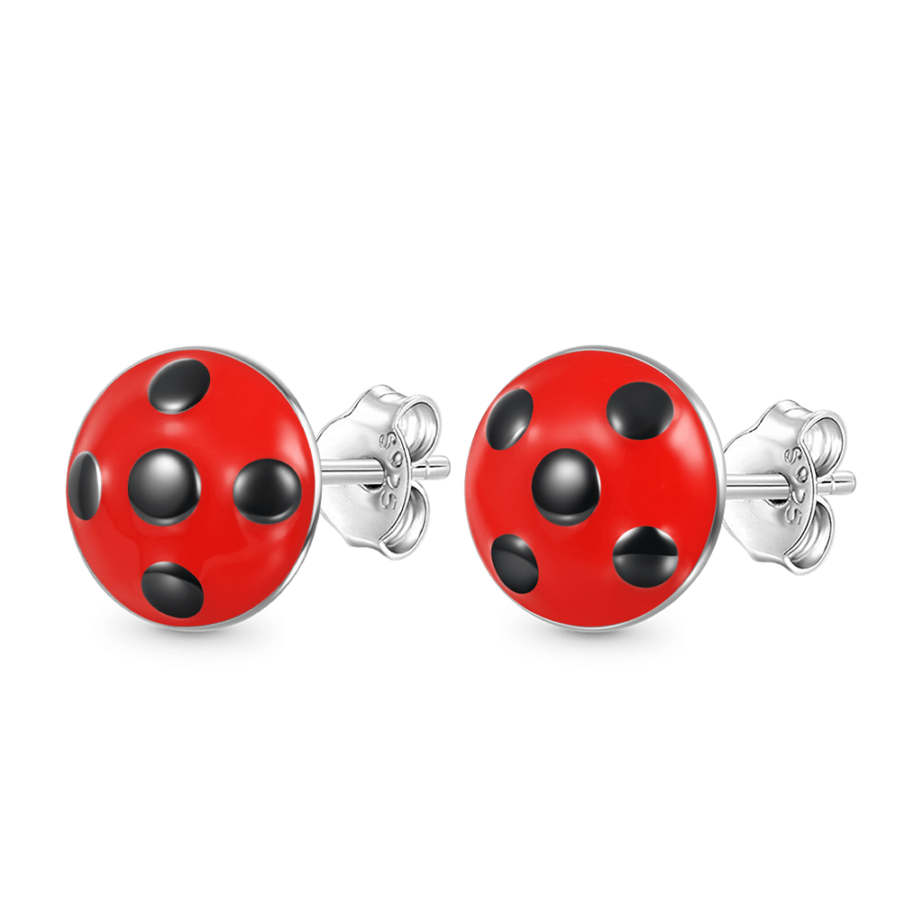 Gnoce Zag Heroez Miraculous - Ladybug Stud Earrings_2