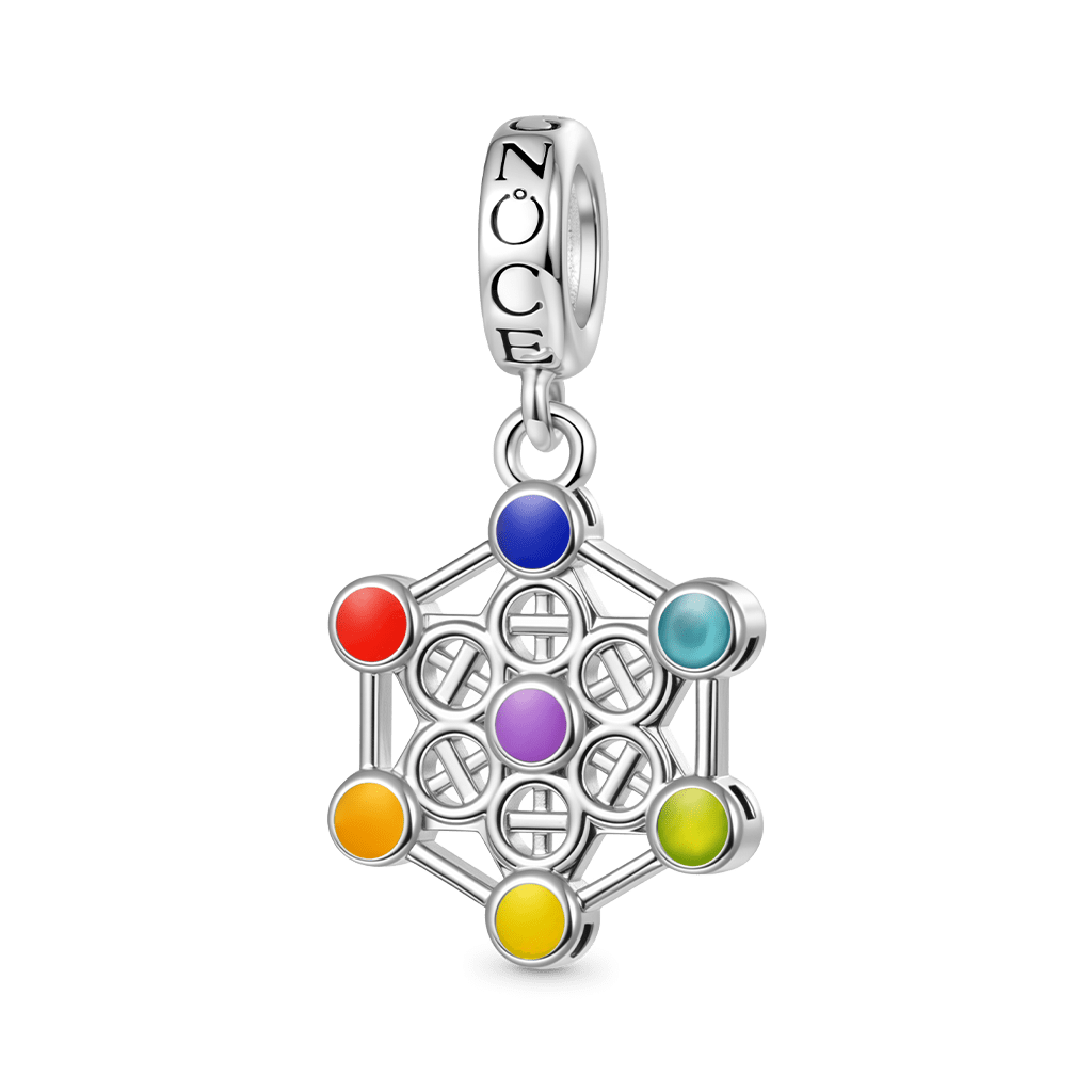 Gnoce Chakra Healing Glow-in-the-Dark Pendant Dangle Charm_2