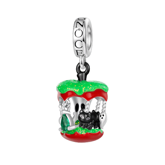 Gnoce Halloween Poison Apple Carousel Glow-in-the-Dark Pendant Dangle Charm_1