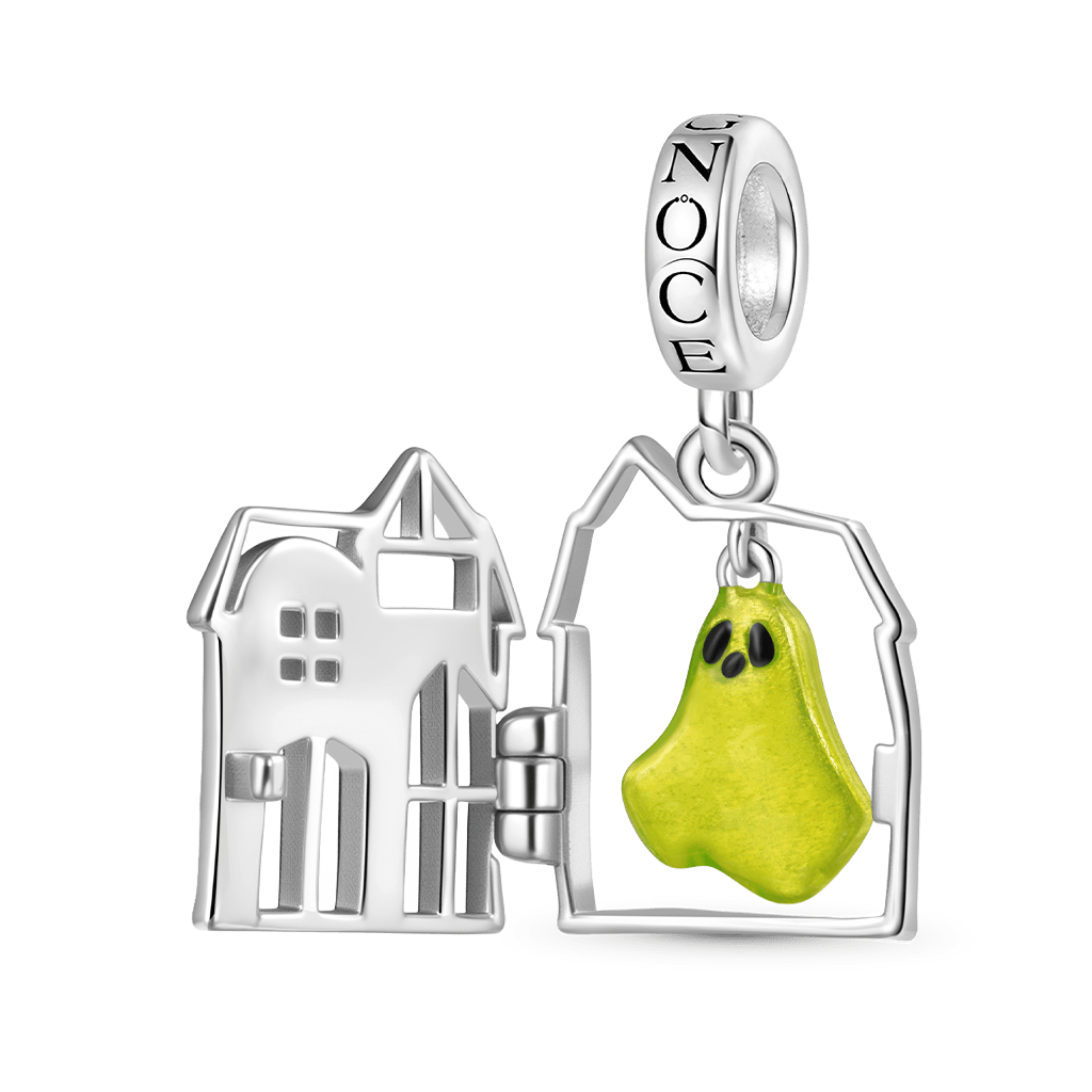 Gnoce Ghost Home Glow-in-the-Dark Pendant Dangle Charm_2