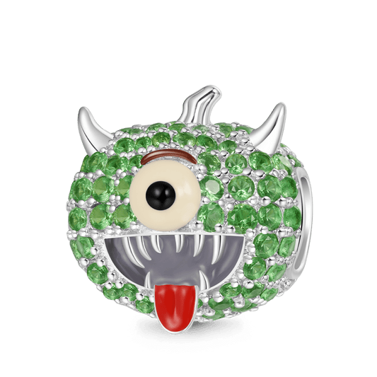 Gnoce Halloween One-Eyed Green Monster Pumpkin Charm_1