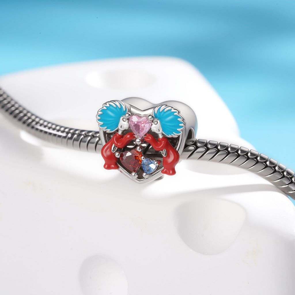 Gnoce The Cat in the Hat Thing 1 & Thing 2 Personalized Photo Charm_3