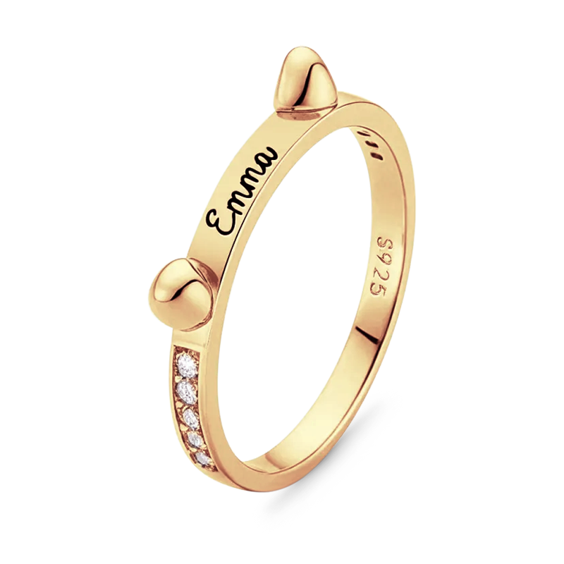 Gnoce Personalized Cute Pet Ring_1