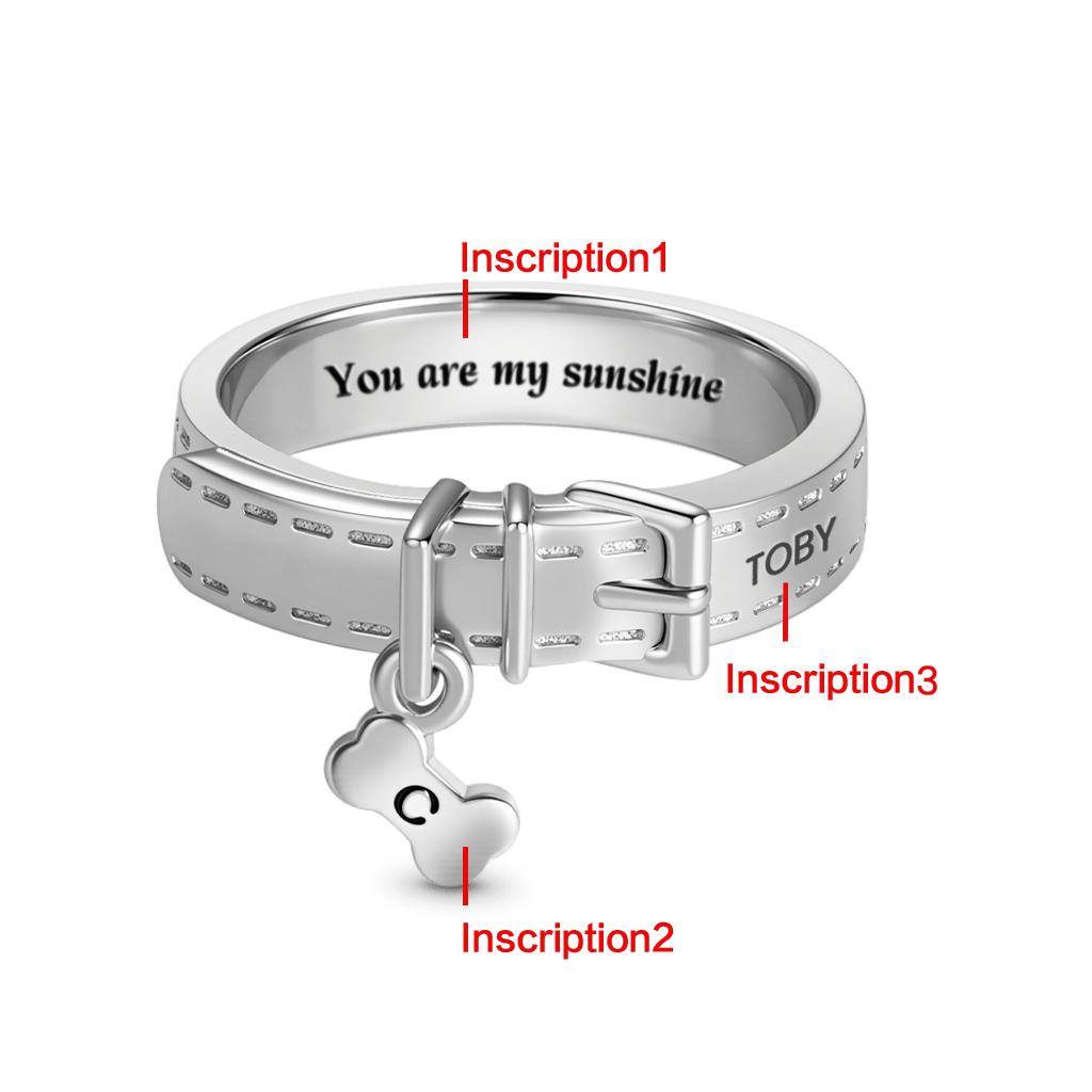 Gnoce Personalized Pet Collar Ring_2