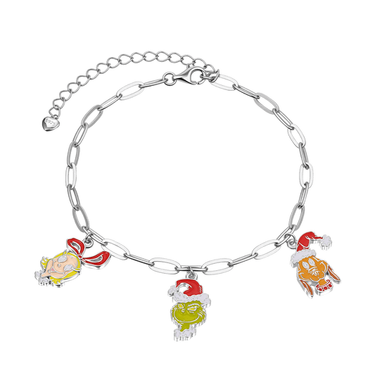 Gnoce Grinch Cindy-Lou & Max Chain Bracelet_1