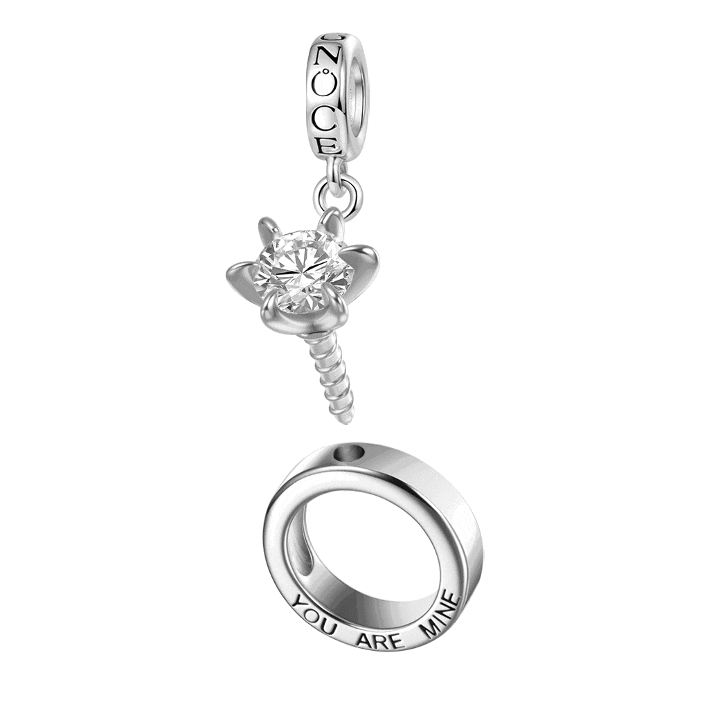 Gnoce Diamond Ring Pendant Dangle Charm_1