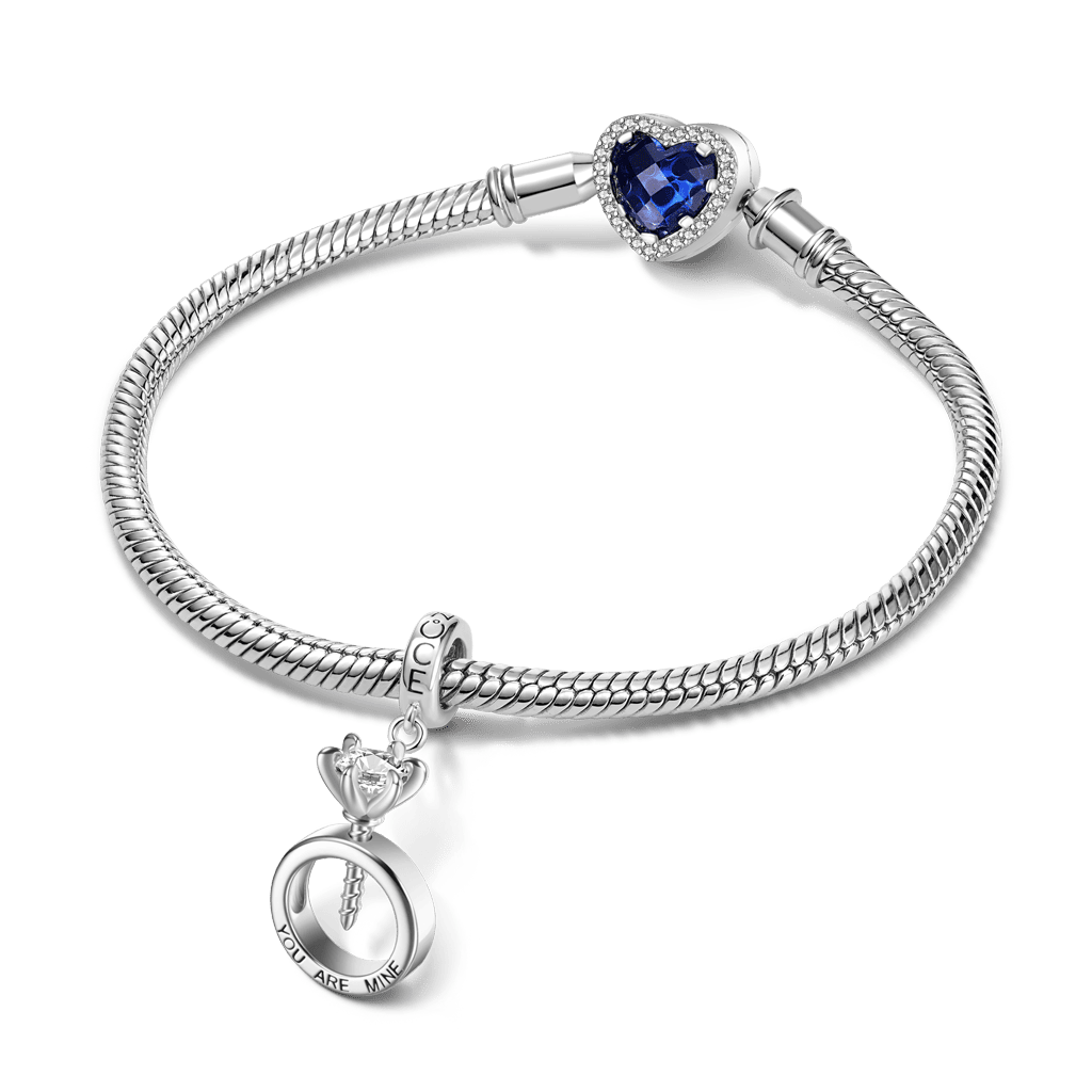 Gnoce Diamond Ring Pendant Dangle Charm_3