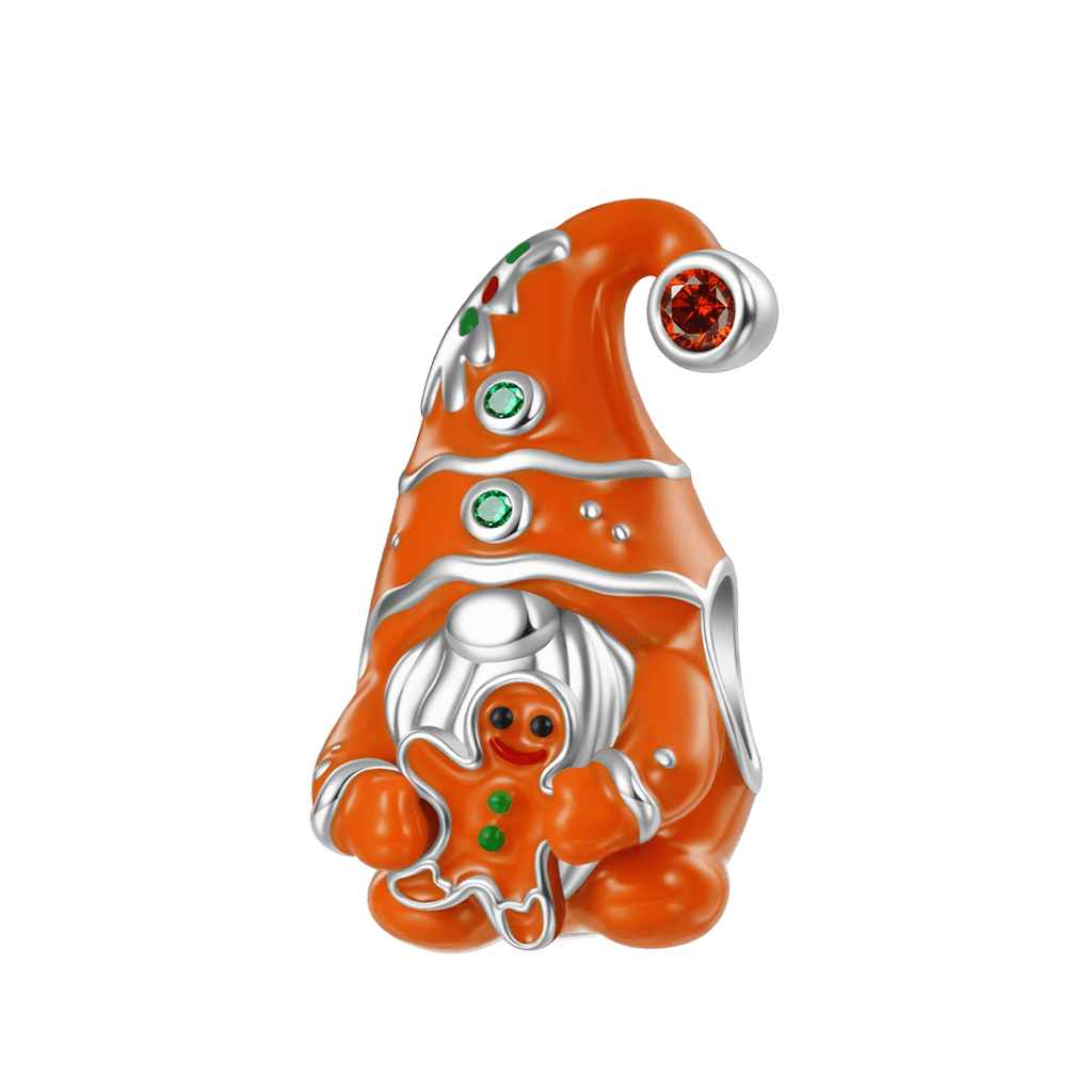 Gnoce Christmas Gingerbread Gnome Charm_1