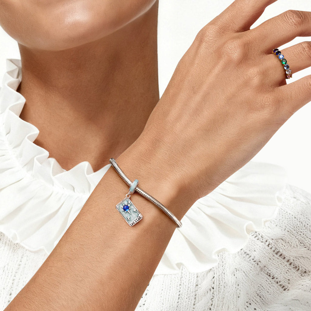 Gnoce The Star Tarot Pendant Dangle Charm_2