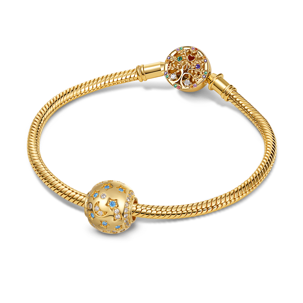 Gnoce Starry Night Stars & Moon Charm_3