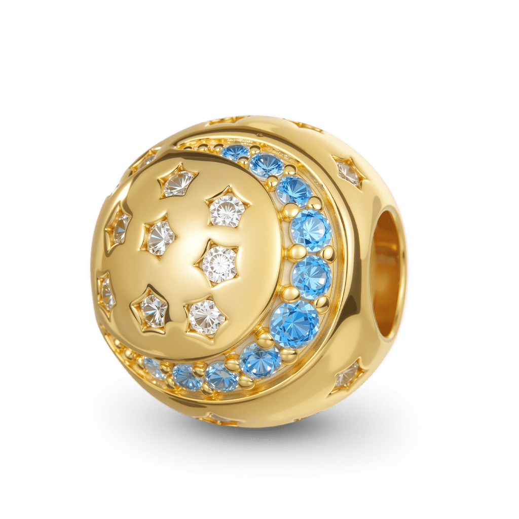 Gnoce Romantic Starry Moon Star Charm_1