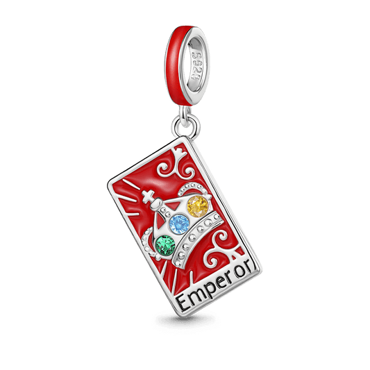 Gnoce Tarot Emperor Card Pendant Dangle Charm_1
