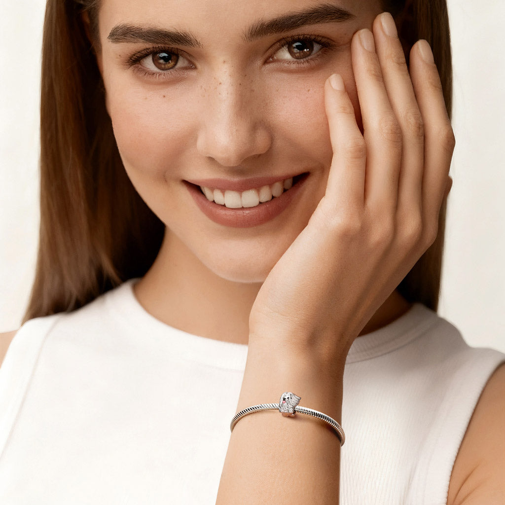 Gnoce Naughty Lhasa Apso Dog Charm_4