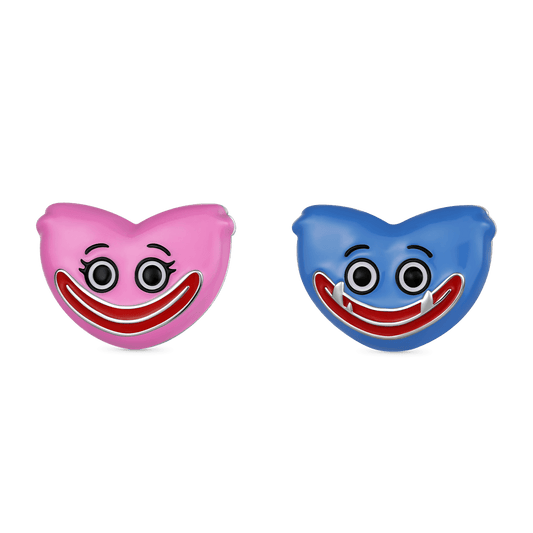 Gnoce Poppy Playtime Huggy Wuggy & Kissy Missy Stud Earrings_1