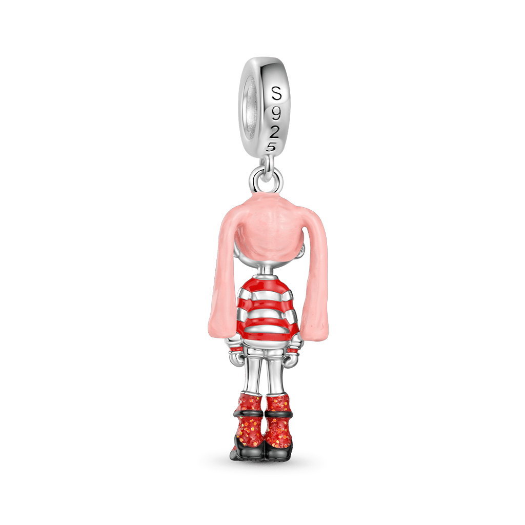 Gnoce Lovely Girl Pendant Dangle Charm_5