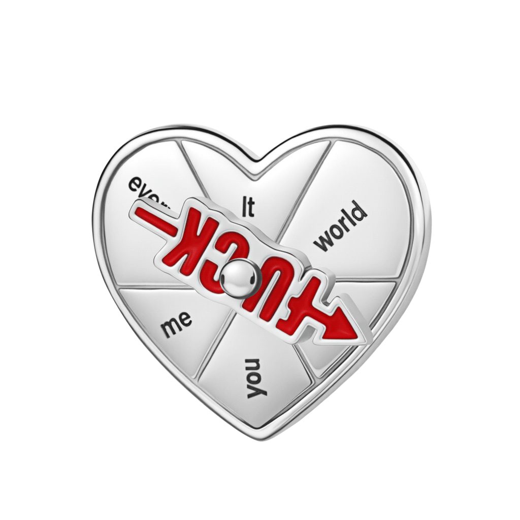 Gnoce Heart Turntable 'FUCK' World Charm_1