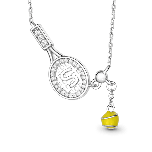 Gnoce Customized Letter Tennis Necklace_1