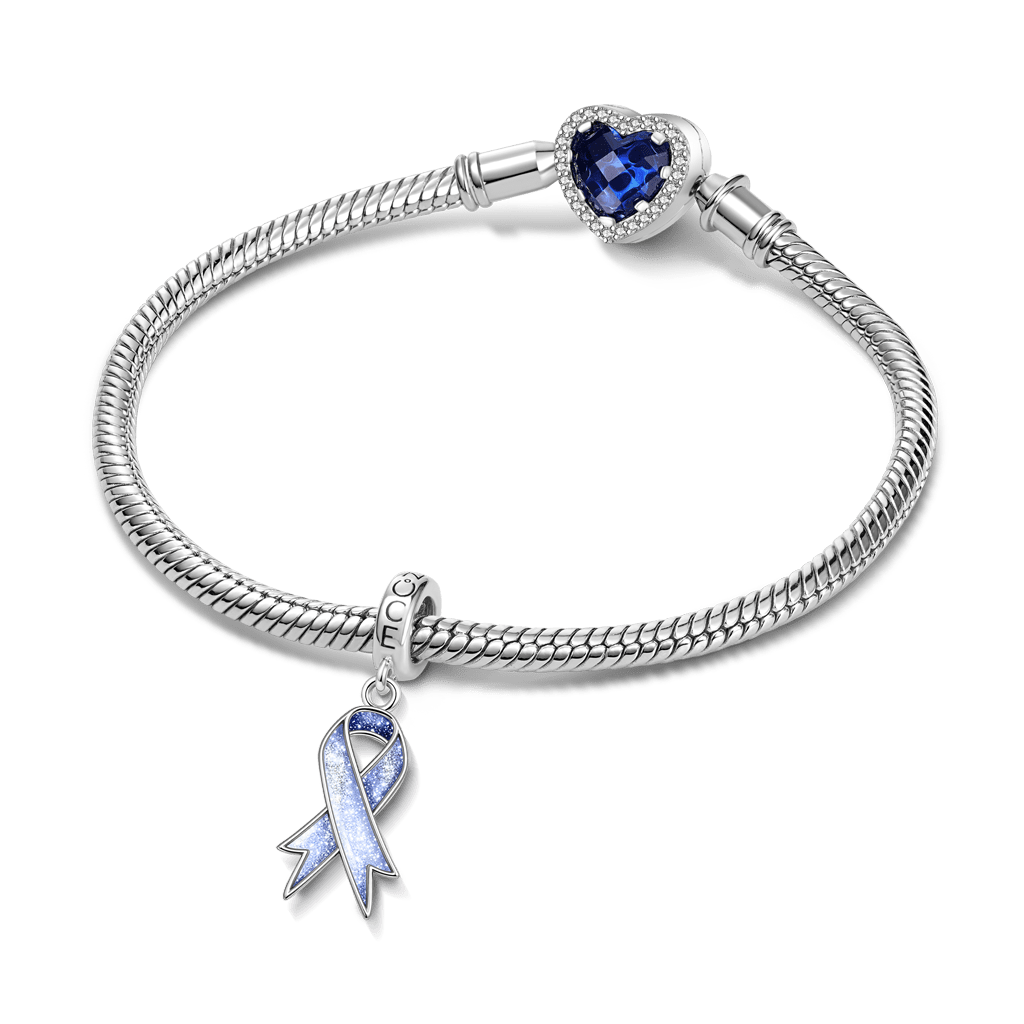 Gnoce Disease Awareness Customizable Ribbon Pendant Dangle Charm_3