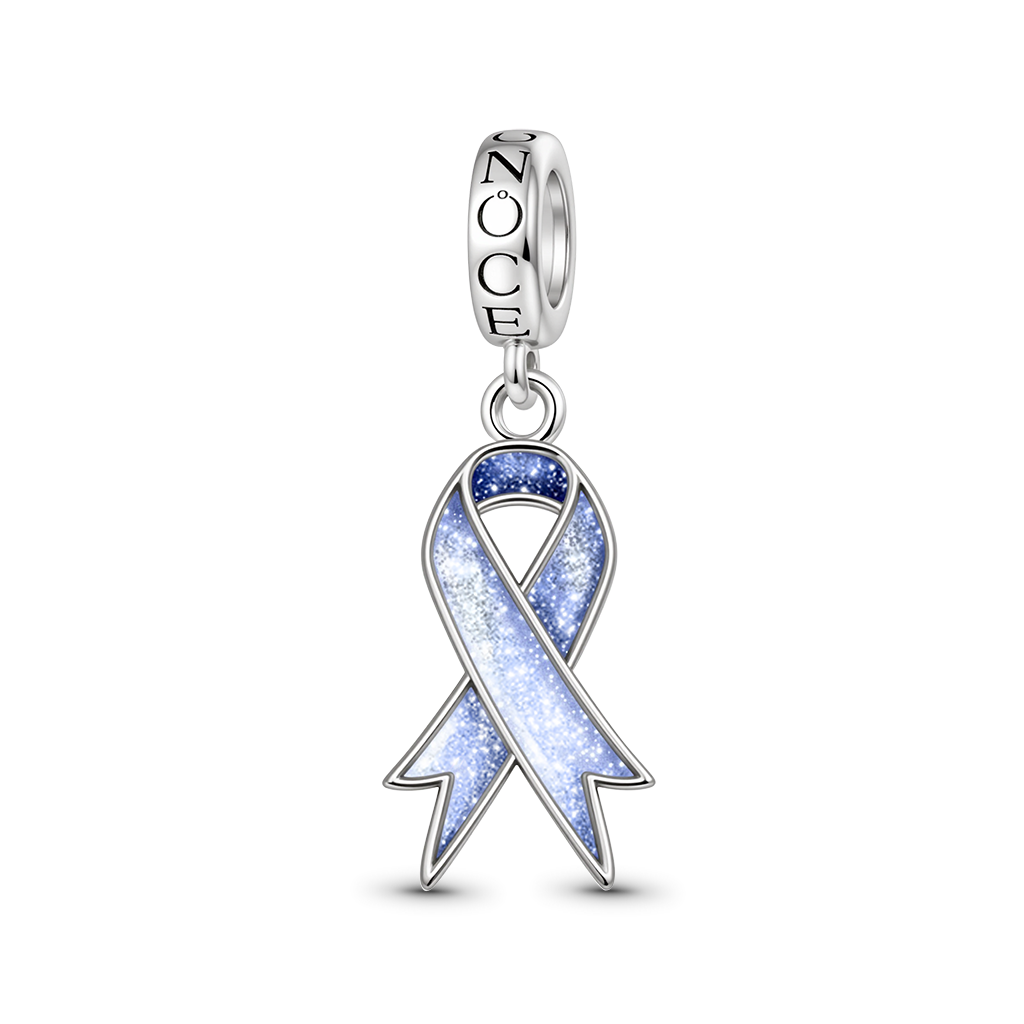 Gnoce Disease Awareness Customizable Ribbon Pendant Dangle Charm_1