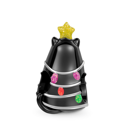 Gnoce Glow-in-the-Dark Black Cat Christmas Tree Beads_6
