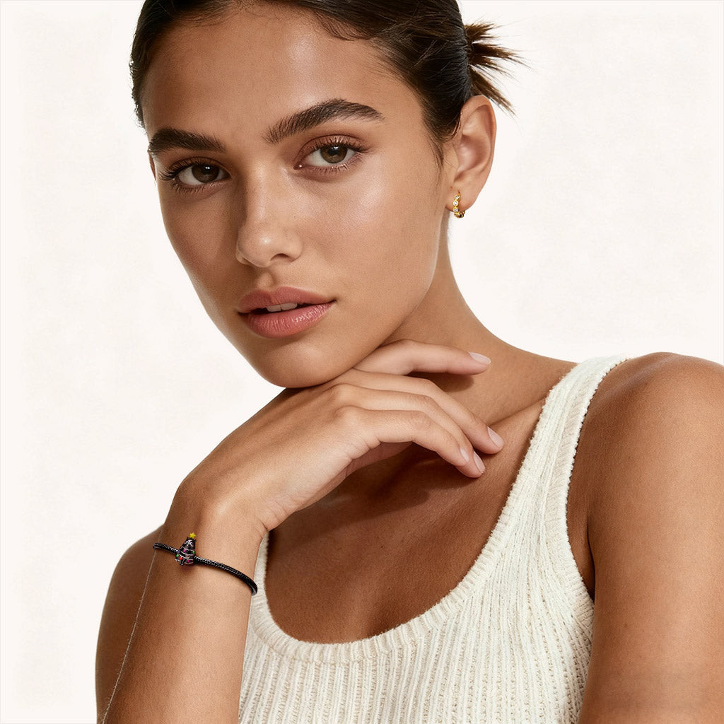 Gnoce Glow-in-the-Dark Black Cat Christmas Tree Beads_5