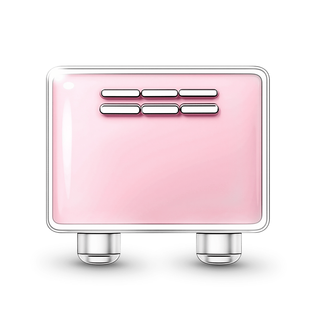 Gnoce Pink Microwave Pendant Dangle Charm_6