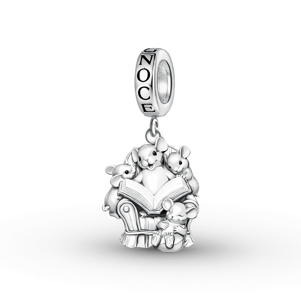 Gnoce Mother's Day Customized Mouse Mom Pendant Dangle Charm_1