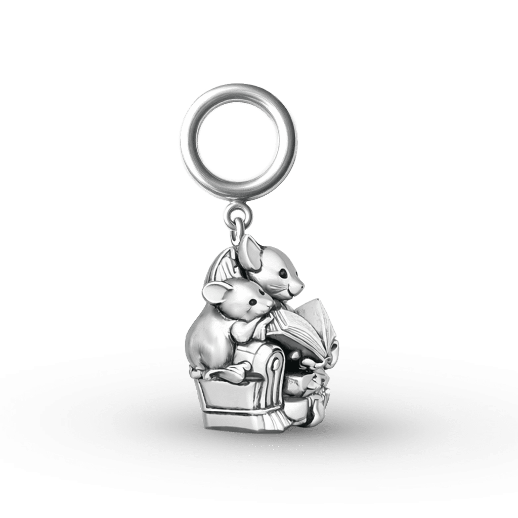 Gnoce Mother's Day Customized Mouse Mom Pendant Dangle Charm_5