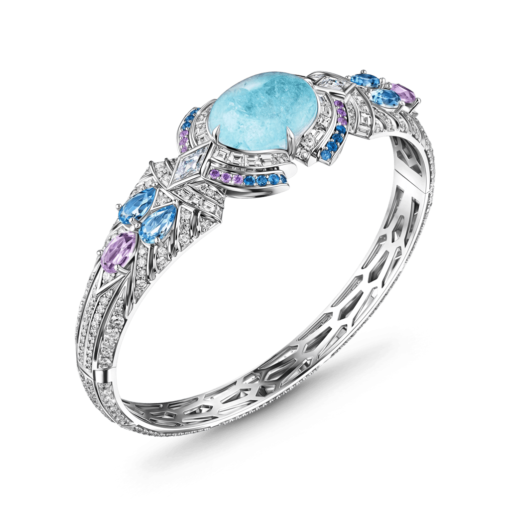 Gnoce Vintage-Inspired Multi-Blue Gemstone Ring_4