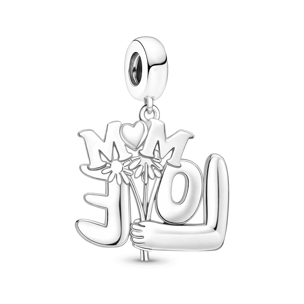 Gnoce Mother's Day Love Mom Pendant Dangle Charm_6