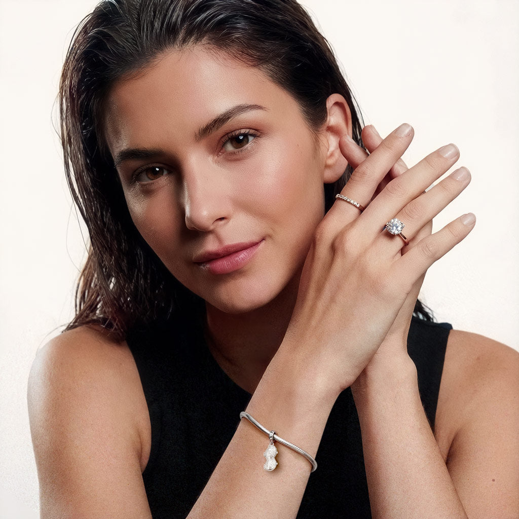 Gnoce Mother's Day Peanut Customized Pendant Dangle Charm_6