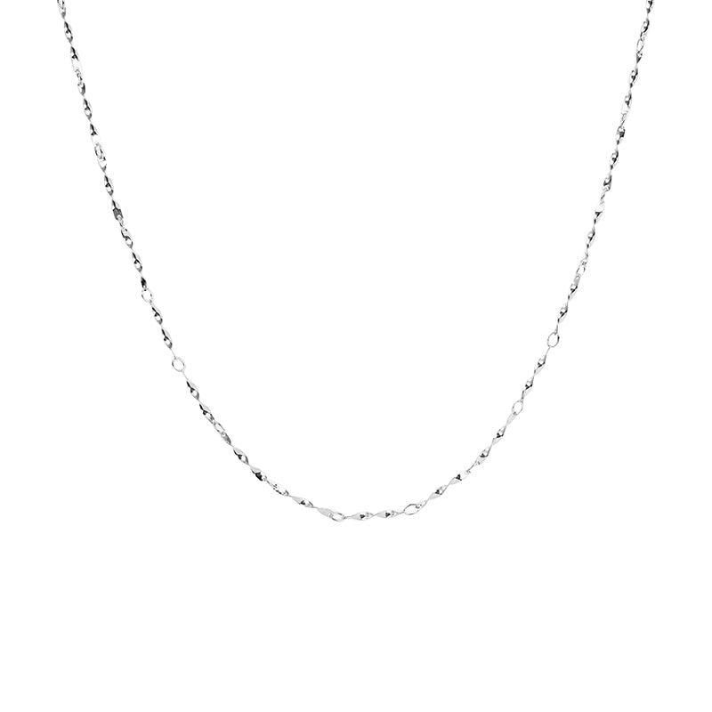 Gnoce "Chain of Love for Someone Special" 925 Sterling Silver Gold/Rose Gold Plating Can Adding A Pendant Or Charm Gold Cable Chain Neckalce_1