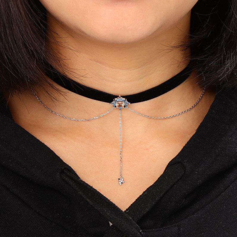 Royal Choker Adjustable Necklace Sterling Silver_3